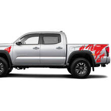 TRD Rear and front Side splash Vinyl Decal Sticker for Toyota Tacoma 3