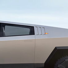Side Louvers Vinyl Decals Kit for Tesla Cybertruck_2