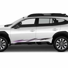 Side Stripes Gradient Vinyl Decal - Sporty Graphic Sticker fit Suba Outback 2
