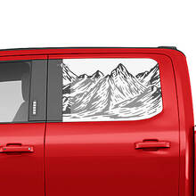 Mountains Side Window Decal Vinyl Sticker Graphics for Ford 2
