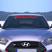 Brand Lettering Windshield Decal Sticker for Hyundai Veloster 3
