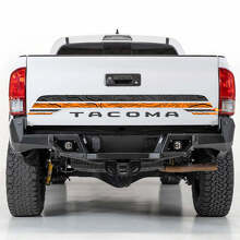Toyota Tacoma Vintage Stripes Topographic Map Side Hood Tailgate decals Stickers 3