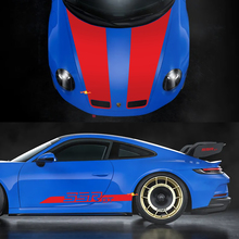 SSR GT Stripes Side Hood Vinyl Decal Sticker for Porsche 911_3