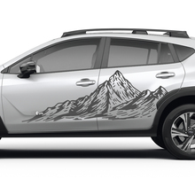 Side Doors Landscape Mountains Vinyl Decal - Graphic Sticker universal fit Suba 3