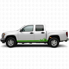 Mountain Range Door & Rocker Panel Vinyl Stripes for Chevrolet Colorado 1st Gen 2004-2012_6