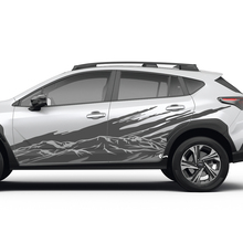Side Doors Landscape Mountains Splash Vinyl Decal - Graphic Sticker universal fit Suba 3