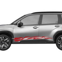 Side Rocker Panel Stripes Vinyl Decal - Graphic Sticker universal fit Suba Forester 3