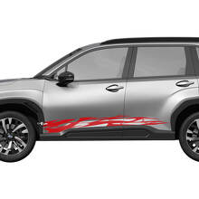 Side Rocker Panel Stripes Vinyl Decal Graphic Sticker for Subaru Forester 3
