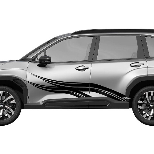 Side Doors Tribal Vinyl Decal Graphic Sticker for Subaru Forester