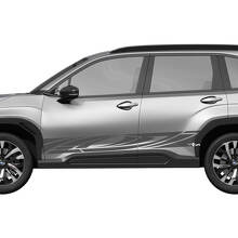 Side Doors Rocker Panel Tribal Vinyl Decal Graphic Sticker for Subaru Forester 2