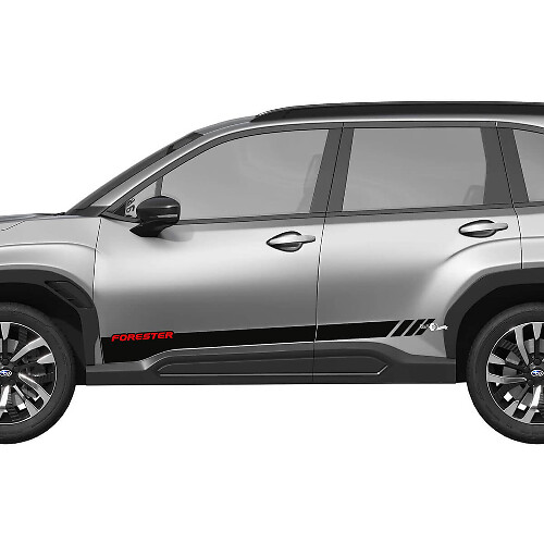 Side Doors Rocker Panel Stripes Vinyl Decal Graphic Sticker for Subaru Forester