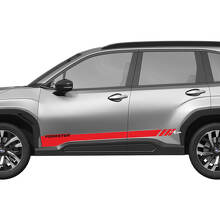 Side Doors Rocker Panel Stripes Vinyl Decal Graphic Sticker for Subaru Forester 3