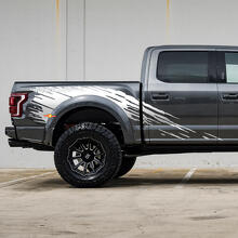 Bedside Splash Decal Vinyl Sticker Graphics for Musclecar truck power truck ROUSH 2