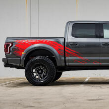 Bedside Splash Decal Vinyl Sticker Graphics for Musclecar truck power truck ROUSH 3