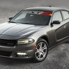 SRT8 Style Custom Windshield Vinyl Decal for Dodge Charger_2