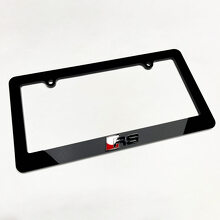 RS Vehicle License Plate Covers Frames Decor for Audi RS 2
