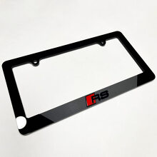 RS Vehicle License Plate Covers Frames Decor for Audi RS 5