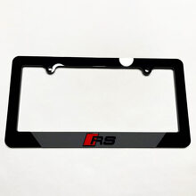 RS Vehicle License Plate Covers Frames Decor for Audi RS 6