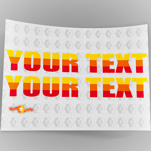 Custom Text Retro Vintage Hood Vinyl Decal Stickers for Jeep Wrangler Rubicon Renegade