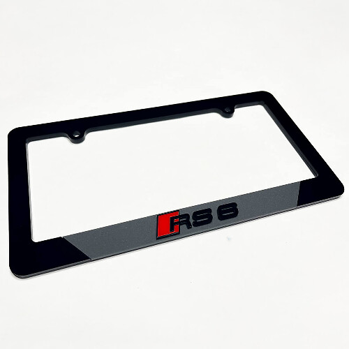 RS6 RS 6 Vehicle License Plate Covers Frames Decor for Audi RS6