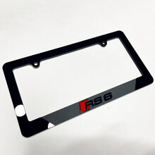 RS6 RS 6 Vehicle License Plate Covers Frames Decor for Audi RS6 2