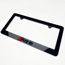 RS6 RS 6 Vehicle License Plate Covers Frames Decor for Audi RS6 5