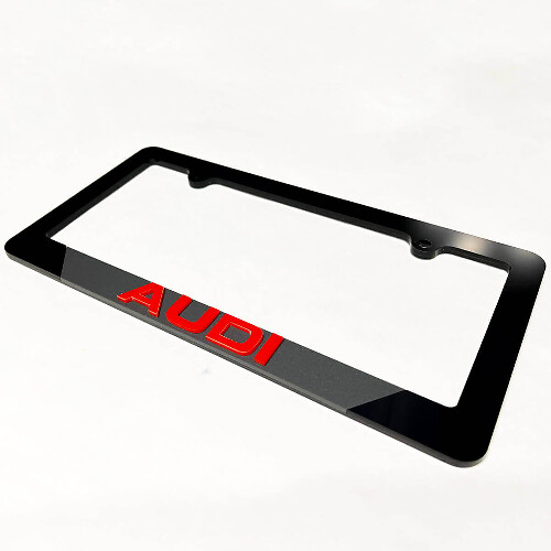 Stylish Vehicle License Plate Covers Frames for Audi Cars