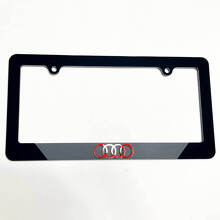 Rings Logo Vehicle License Plate Covers Frames Decor for Audi 2