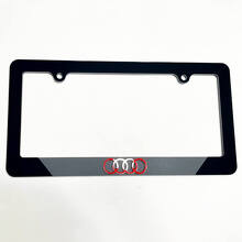 Rings Vehicle License Plate Covers Frames Decor for Audi 2
