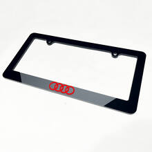 Rings Vehicle License Plate Covers Frames Decor for Audi 5