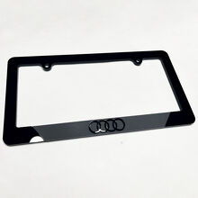 Rings Vehicle License Plate Covers Frames Decor for Audi 2 2