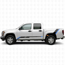 Rising Accent Door & Bedside Vinyl Stripes for Chevrolet Colorado 1st Gen 2004-2012_3