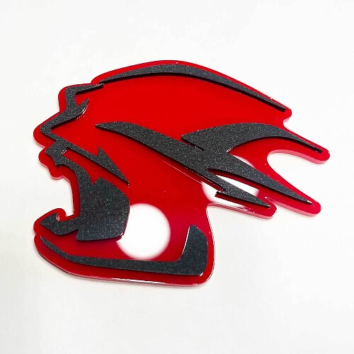 Banshee Custom 3D Badge Fender Badges Tailgate Emblem Front Grille Badge fit Dodge Charger Daytona 2