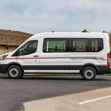 Ford Transit Vinyl Side Stripes Decals two colors 3