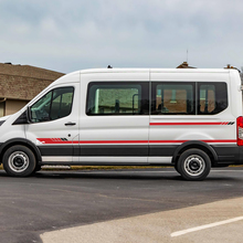 Ford Transit Racing Graphics Vinyl Side Stripes Decals Stickers 2