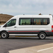 Ford Transit Racing Graphics Vinyl Side Stripes Decals Stickers 2 3