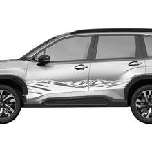 Mountains Side Doors Rocker Panel Racing Stripes Vinyl Decal Sticker for Subaru 2