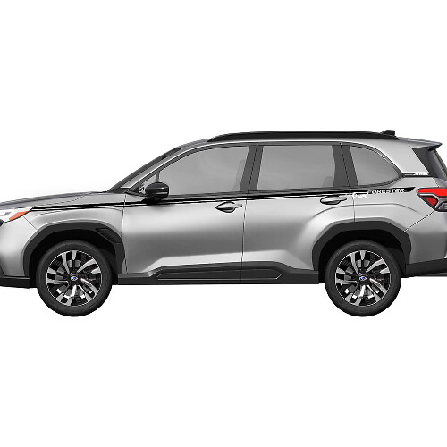 Side Doors Rocker Panel Racing Stripes Vinyl Decal Sticker for Subaru Forester 1