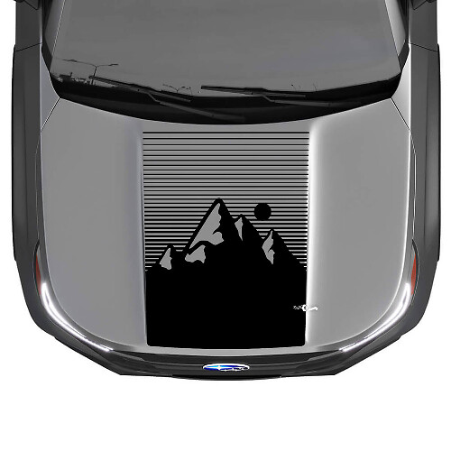Mountains Hood Vinyl Sticker Decal Graphic for Subaru Forester