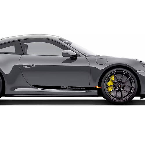 911 Carrera Lettering Side Stripes Vinyl Decal Kit for Porsche 911