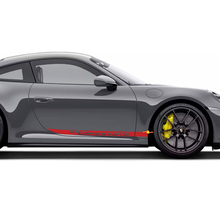 Side Doors Stripes Kit Decal Sticker for Porsche 911 Carrera 4 GTS 3