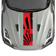 Hood JDM Stripes Decal Kit for Nissan GT-R 2 3