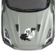 Sun Clouds Hood JDM Stripes Decal Kit for Nissan GT-R 3 2