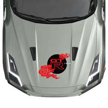 Sun Clouds Hood JDM Stripes Decal Kit for Nissan GT-R 3 3