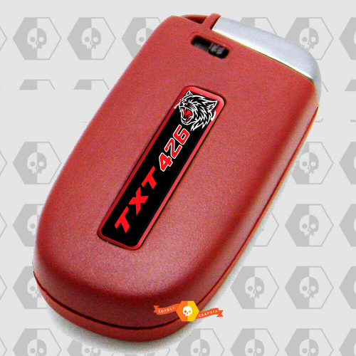 2x 426 Challenger/Charger/Durango Key Fob Inlays emblem domed decal