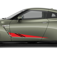 2x Side Doors Graphics Hash Decal Kit for Nissan GT-R 3