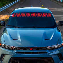 Honeycomb Windshield Vinyl Decal Sticker Graphics For Dodge Hornet 3