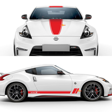 Nissan Nismo 370Z Hood Side Sticker Decal Vinyl Graphic Kit 3
