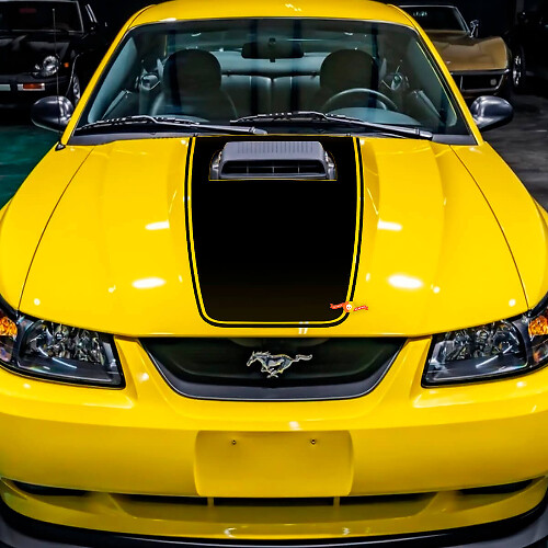 Hood Vinyl Decal Sticker for Ford Mustang Mach 1