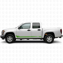 Honeycomb Door & Rocker Panel Vinyl Stripes for Chevrolet Colorado 1st Gen 2004-2012_6